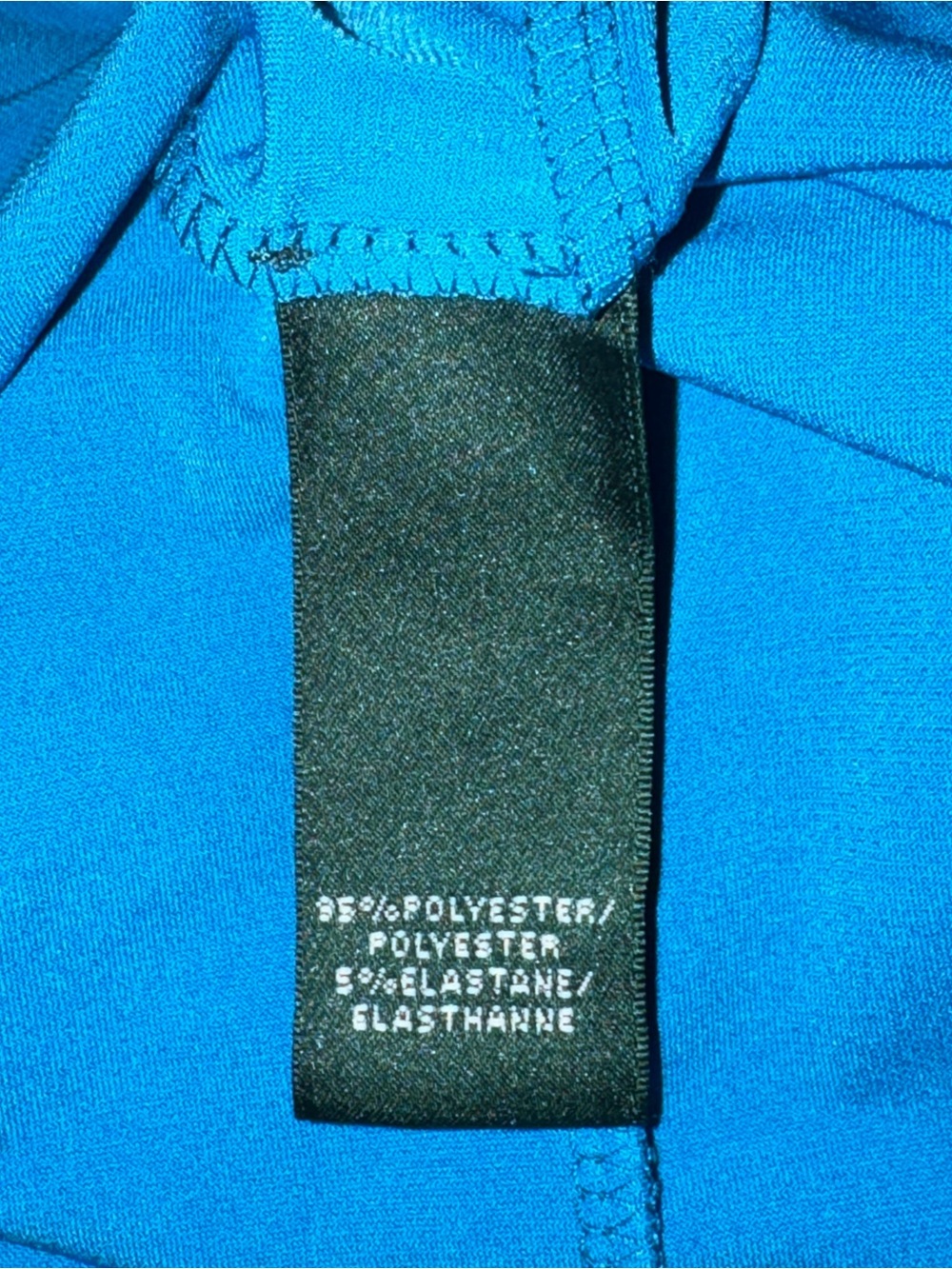 Ralph Lauren Blue V-Neck Draped Midi Dress - Picture 4 of 4
